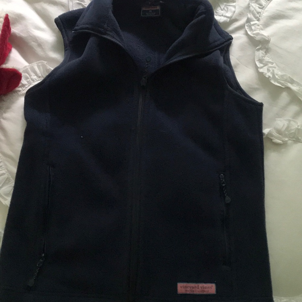 Vineyard Vines vest, great option for skiing
